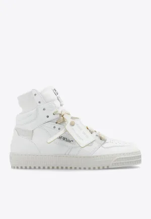 3.0 Off-Court High-Top Leather Sneakers