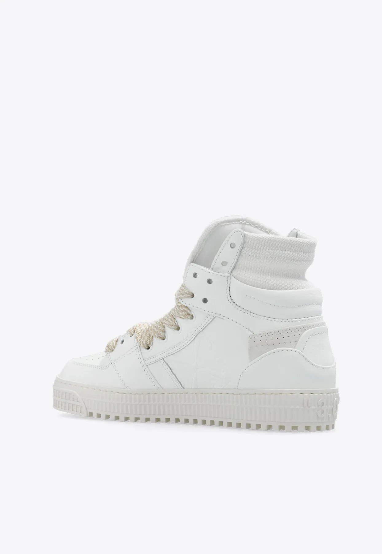 3.0 Off-Court High-Top Leather Sneakers