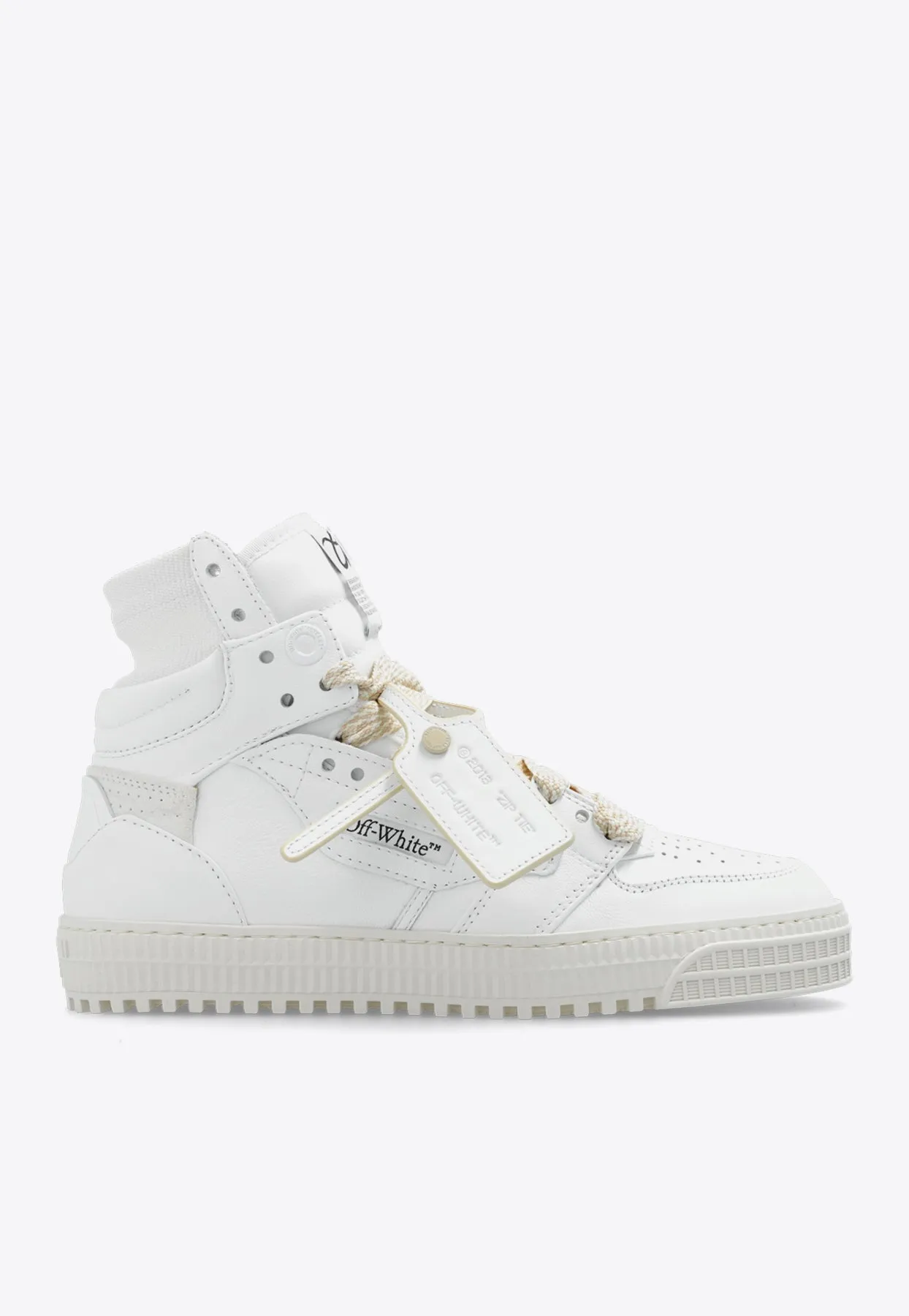 3.0 Off-Court High-Top Leather Sneakers