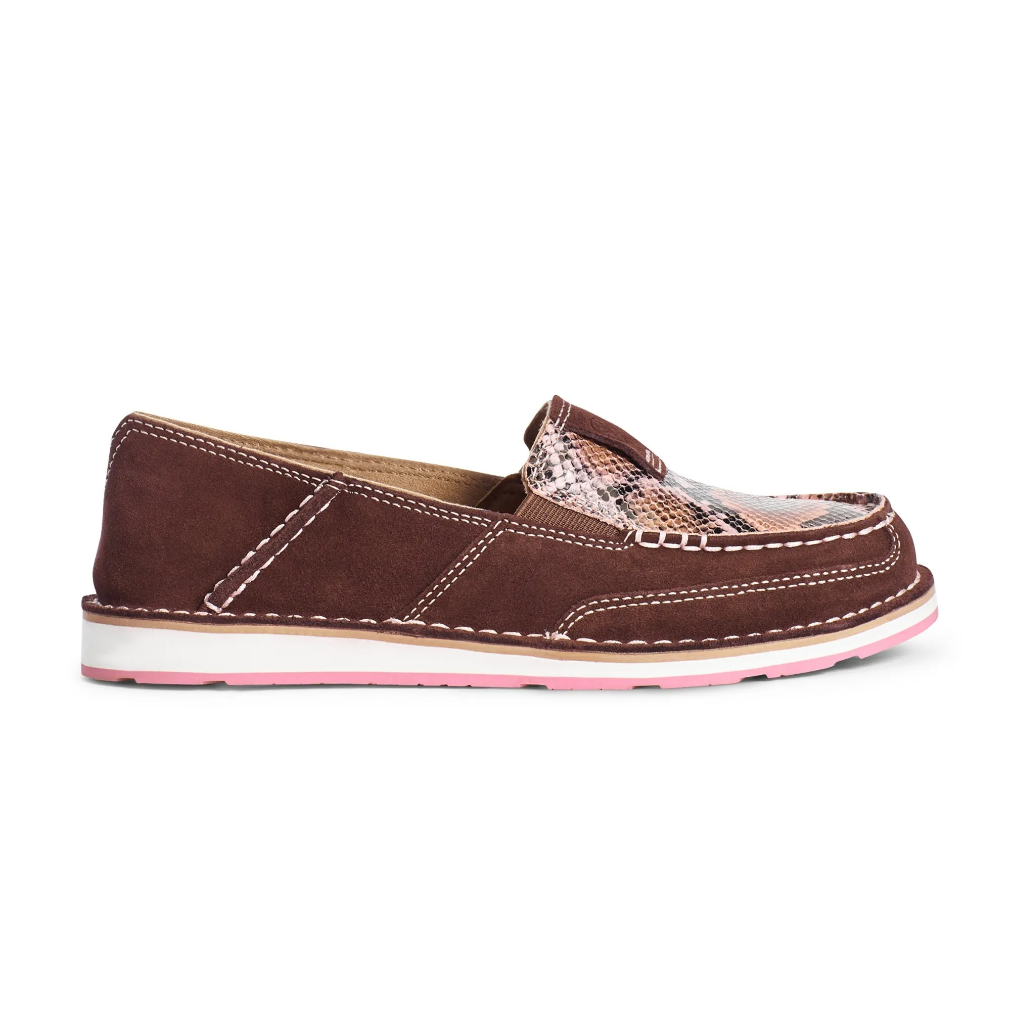 Ariat Ladies Snake Print and Coffee Bean Cruiser Shoe 10035829