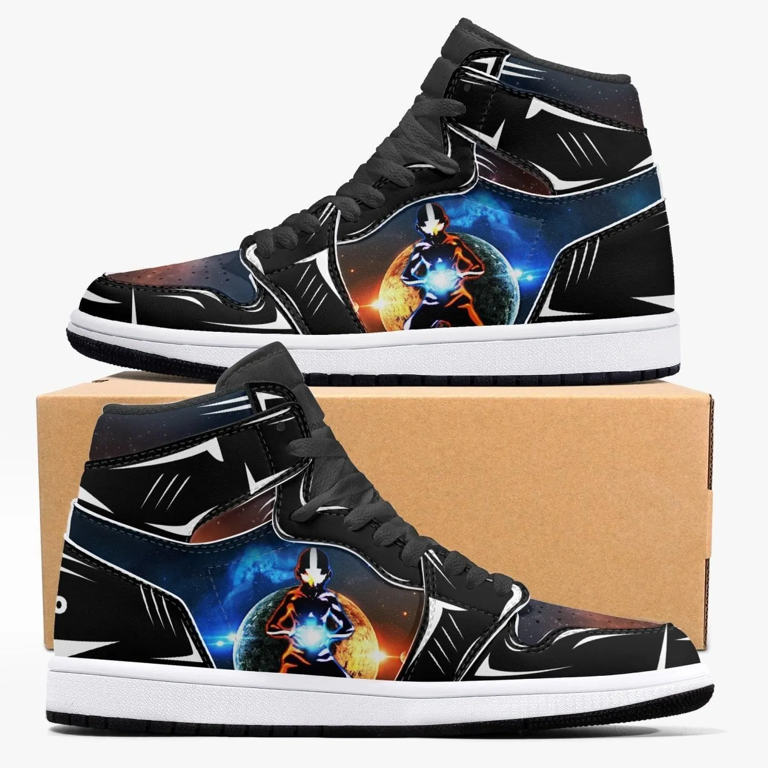 Avatar The Last Airbender Aang Avatar State JD1 Anime Shoes