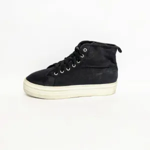Black Convas Hightop Sneakers