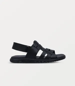 BM6855-BLACK-Men Sandal