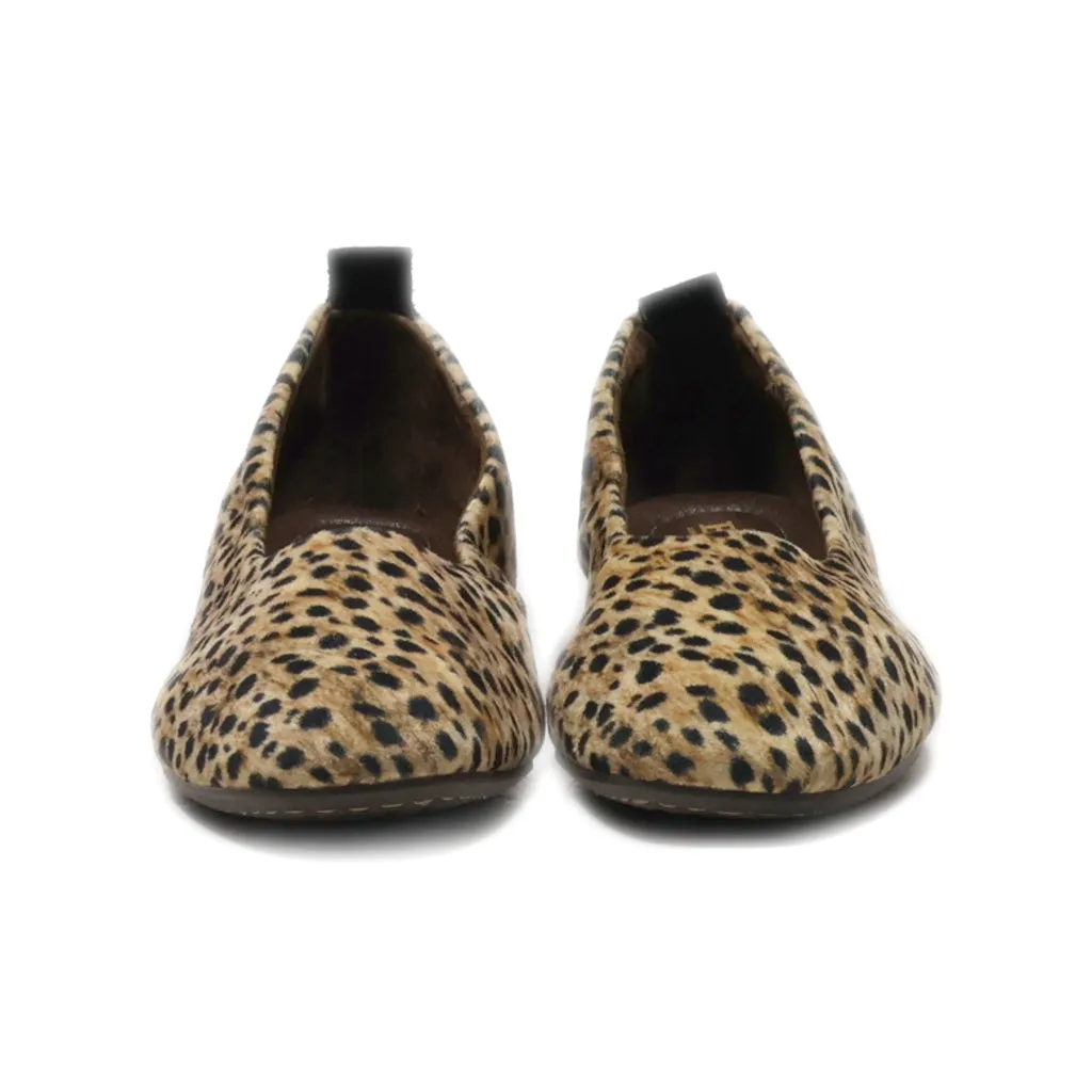 Born Slip Ons Hair Calf Brown Colour For Women