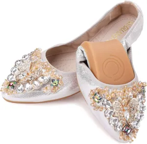 Bridal Rhinestone Ballet Flats
