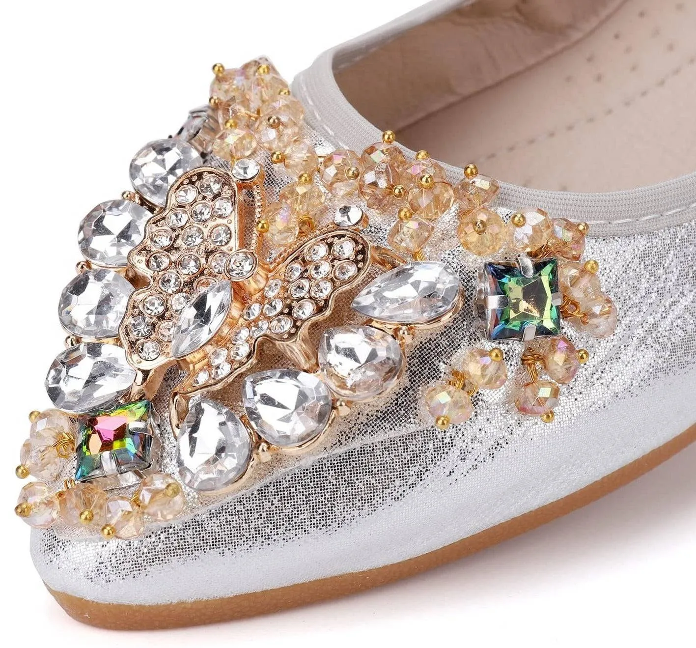 Bridal Rhinestone Ballet Flats