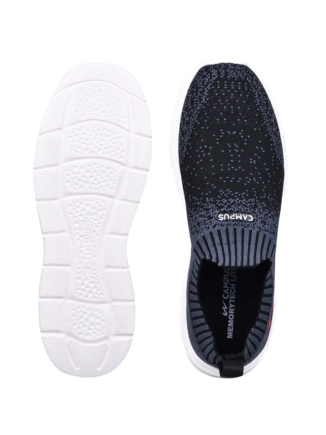 CAMP-SPINDA Grey Women's Slip-ons
