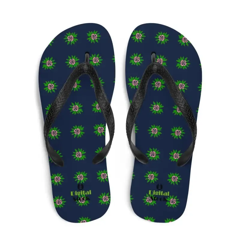 Chic Slip Ons with Roses with Leaves