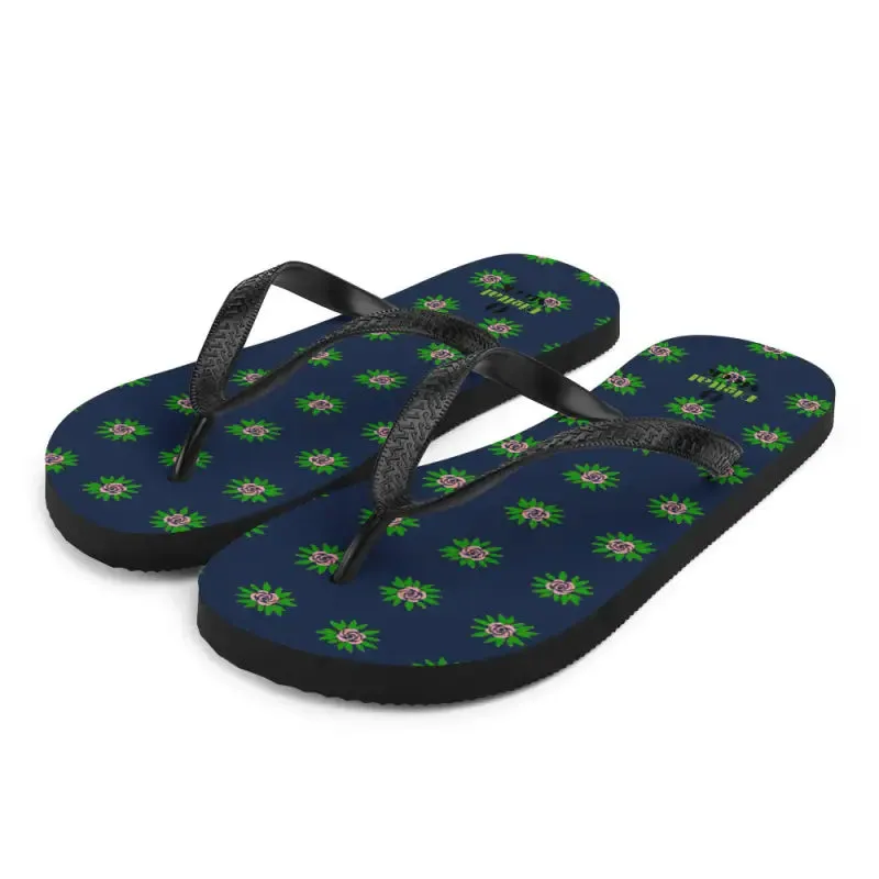 Chic Slip Ons with Roses with Leaves