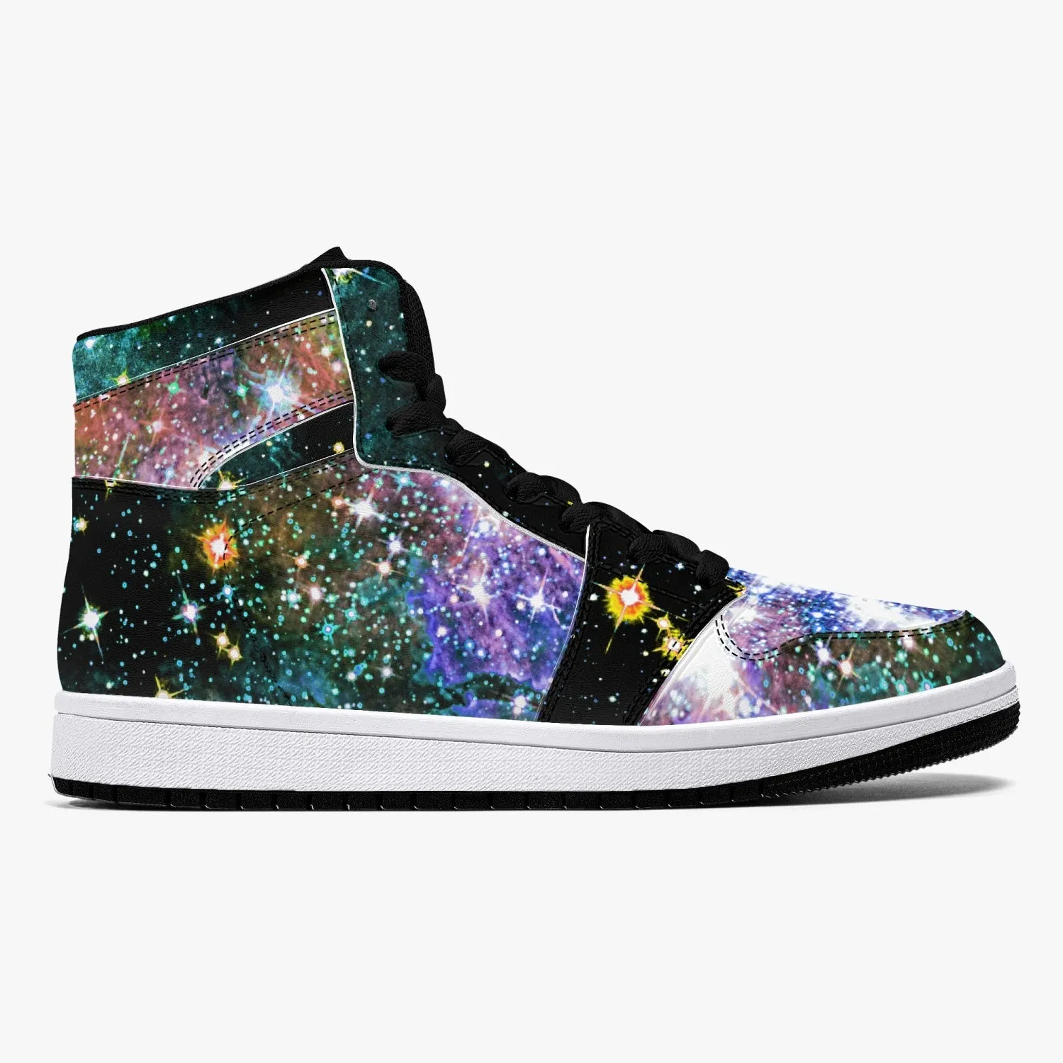 Ekhi Psychedelic Split-Style High-Top Sneakers