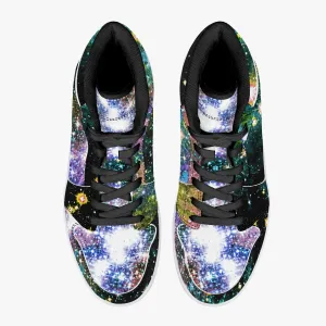Ekhi Psychedelic Split-Style High-Top Sneakers