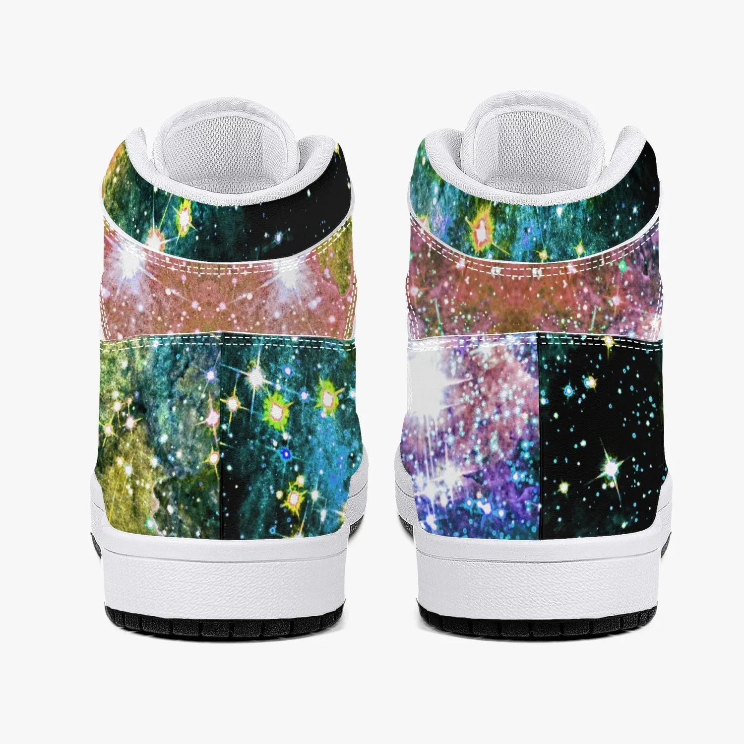 Ekhi Psychedelic Split-Style High-Top Sneakers