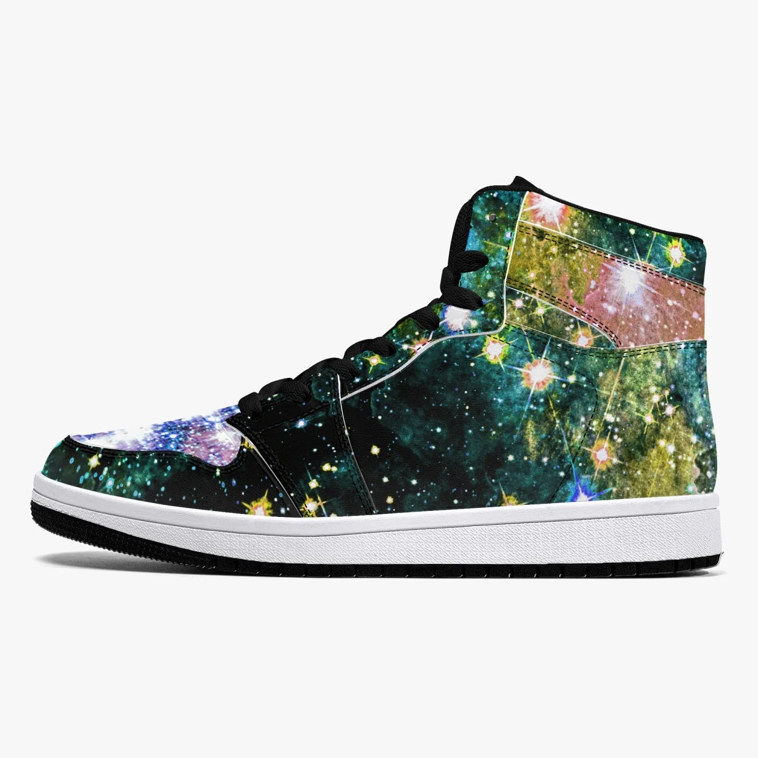 Ekhi Psychedelic Split-Style High-Top Sneakers