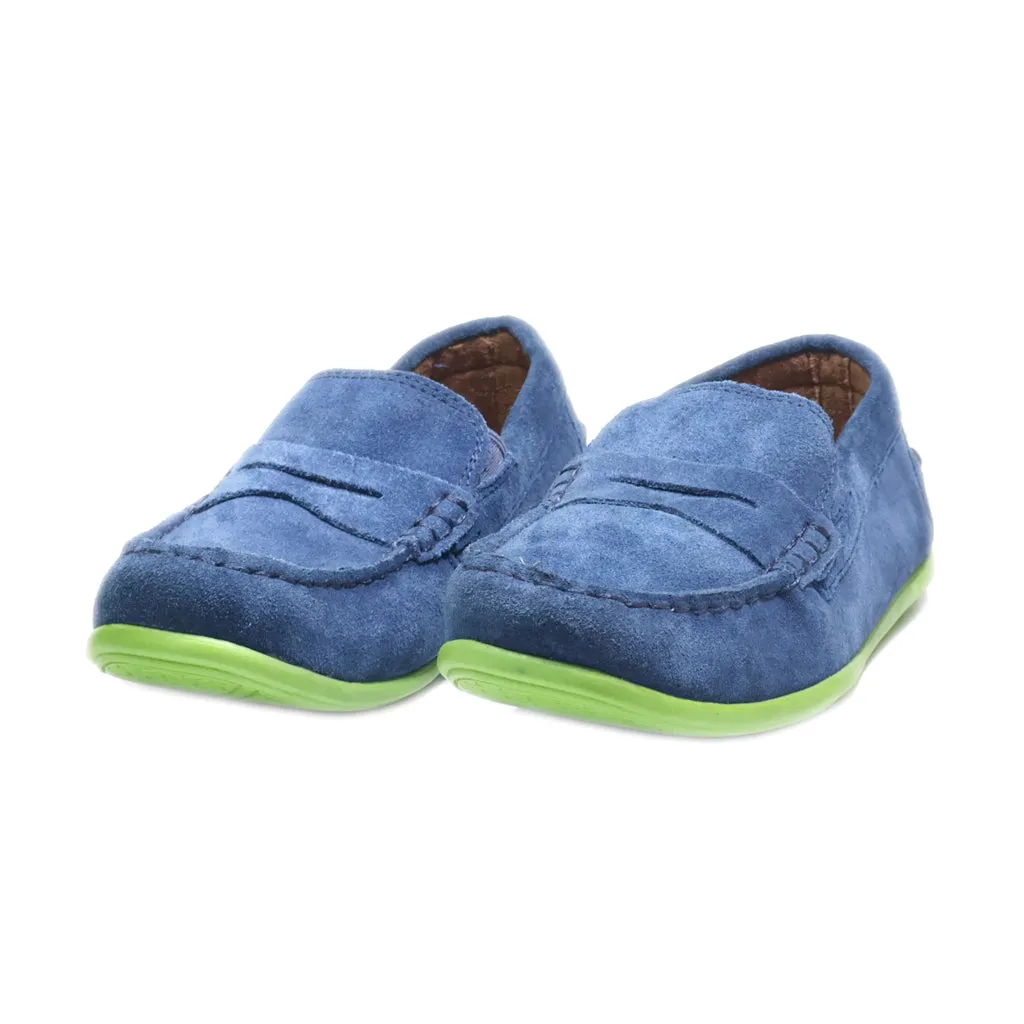 Florsheim Slip Ons Suede Blue Colour For Women