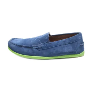 Florsheim Slip Ons Suede Blue Colour For Women