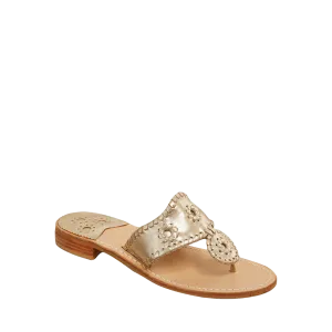 Jack Roger Ladies Slip On Platinum Sandals 1219SN0001042PLTNM