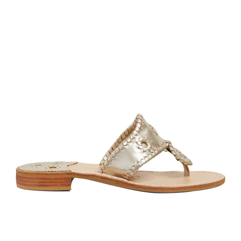 Jack Roger Ladies Slip On Platinum Sandals 1219SN0001042PLTNM