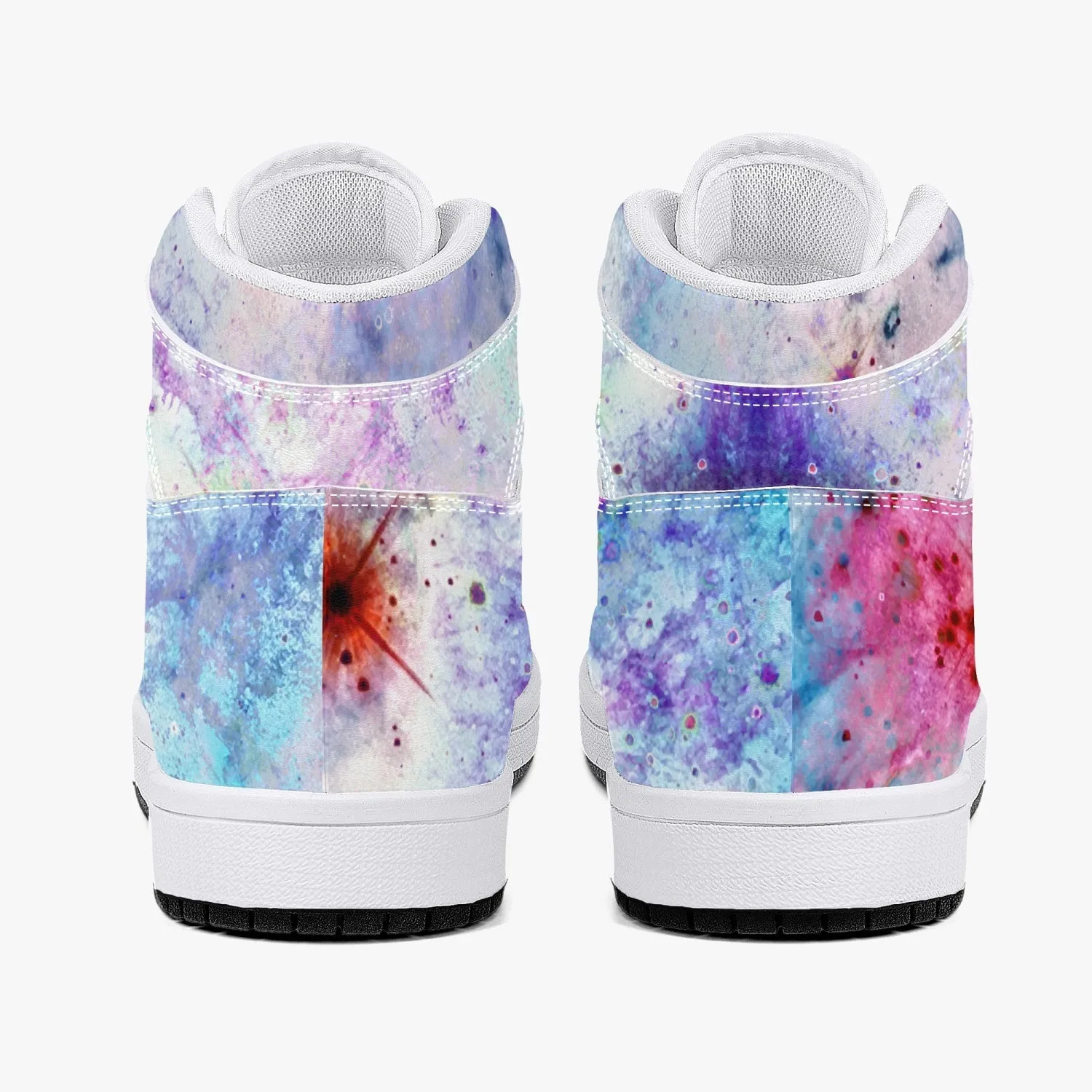 July Psychedelic Split-Style High-Top Sneakers
