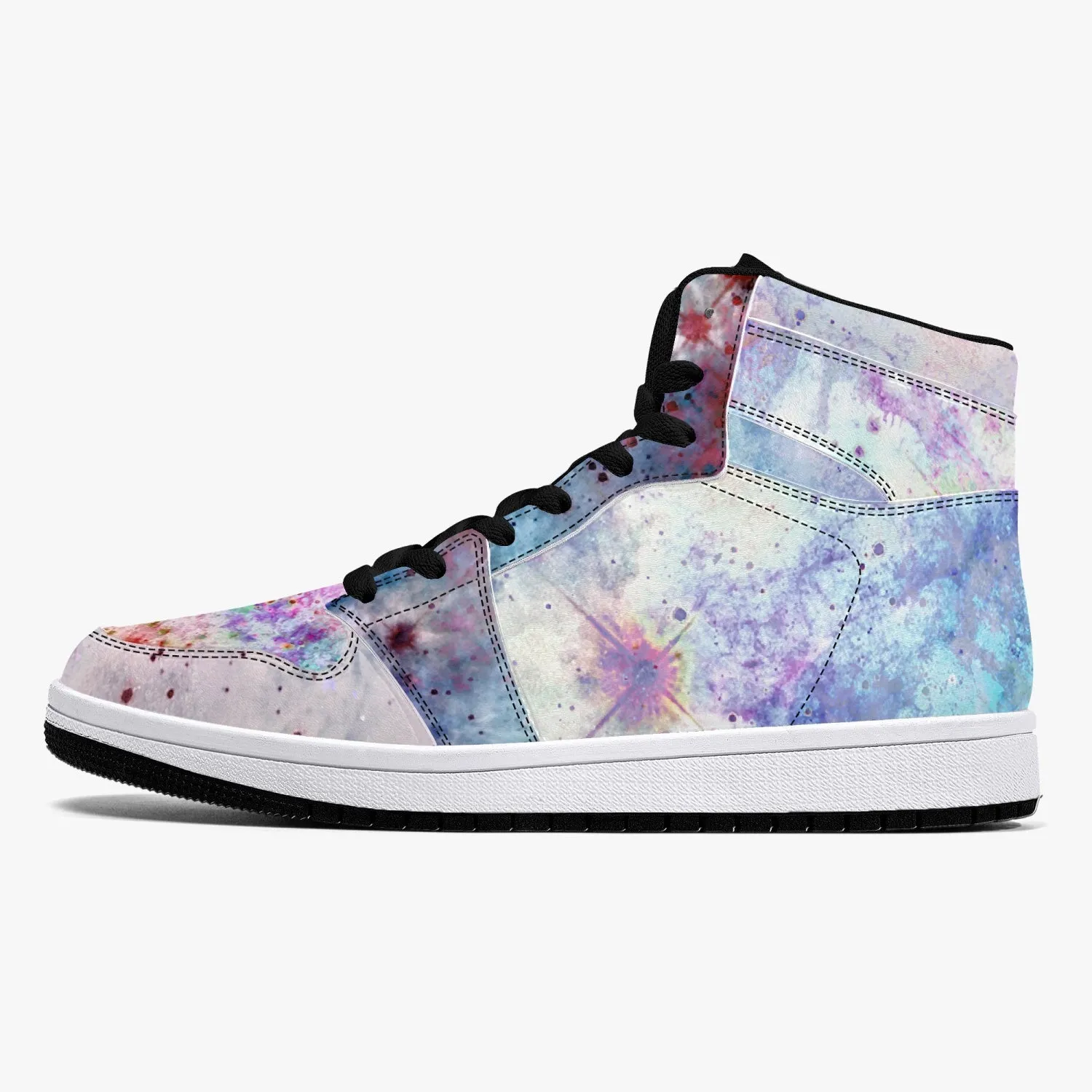 July Psychedelic Split-Style High-Top Sneakers