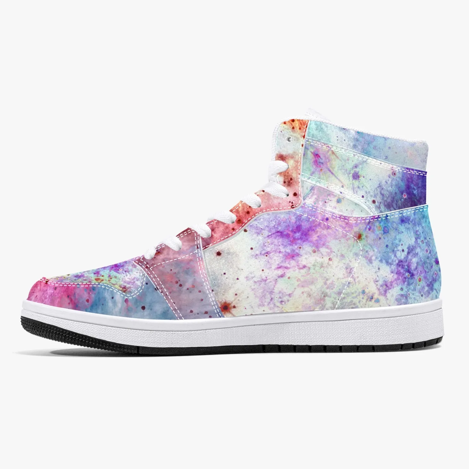 July Psychedelic Split-Style High-Top Sneakers