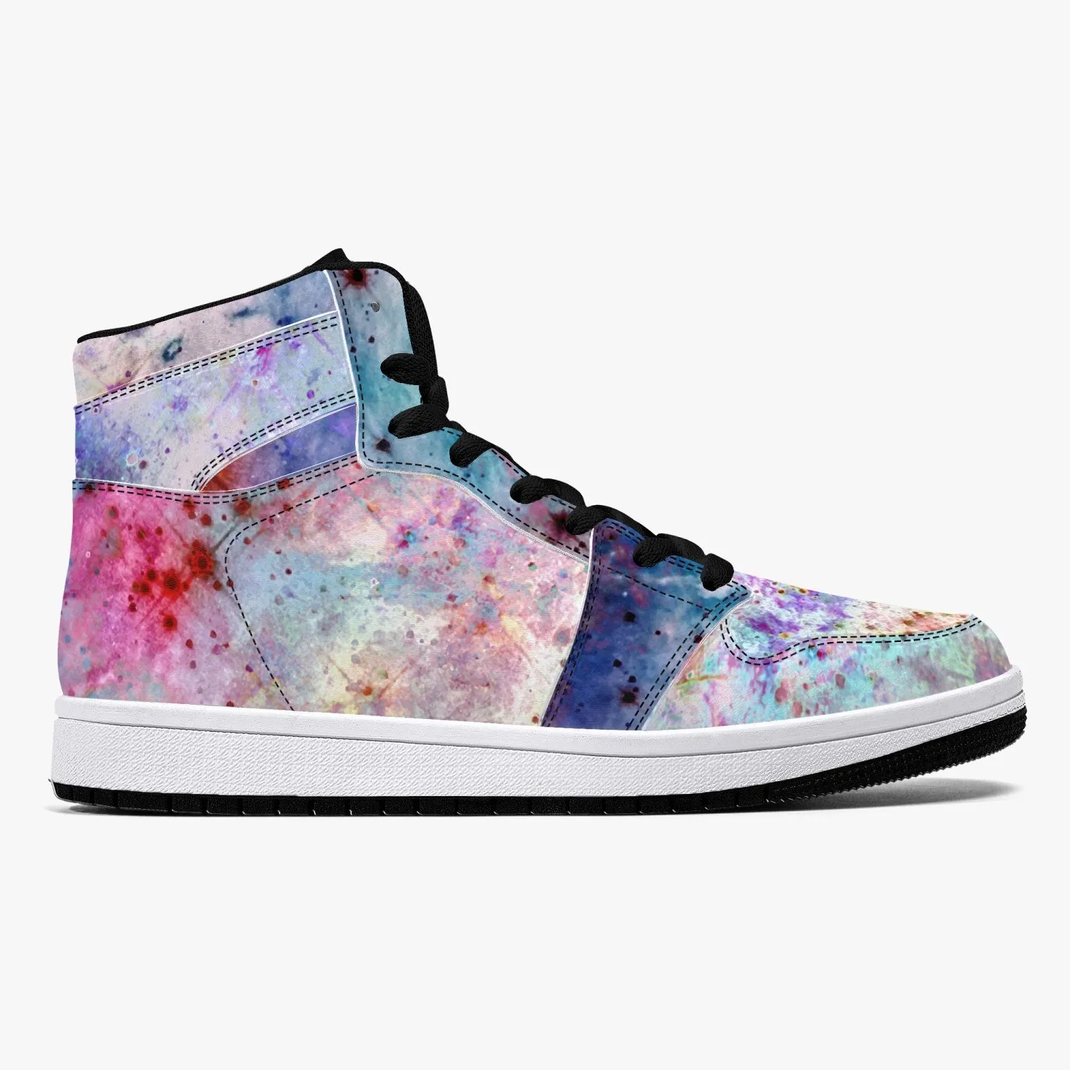 July Psychedelic Split-Style High-Top Sneakers