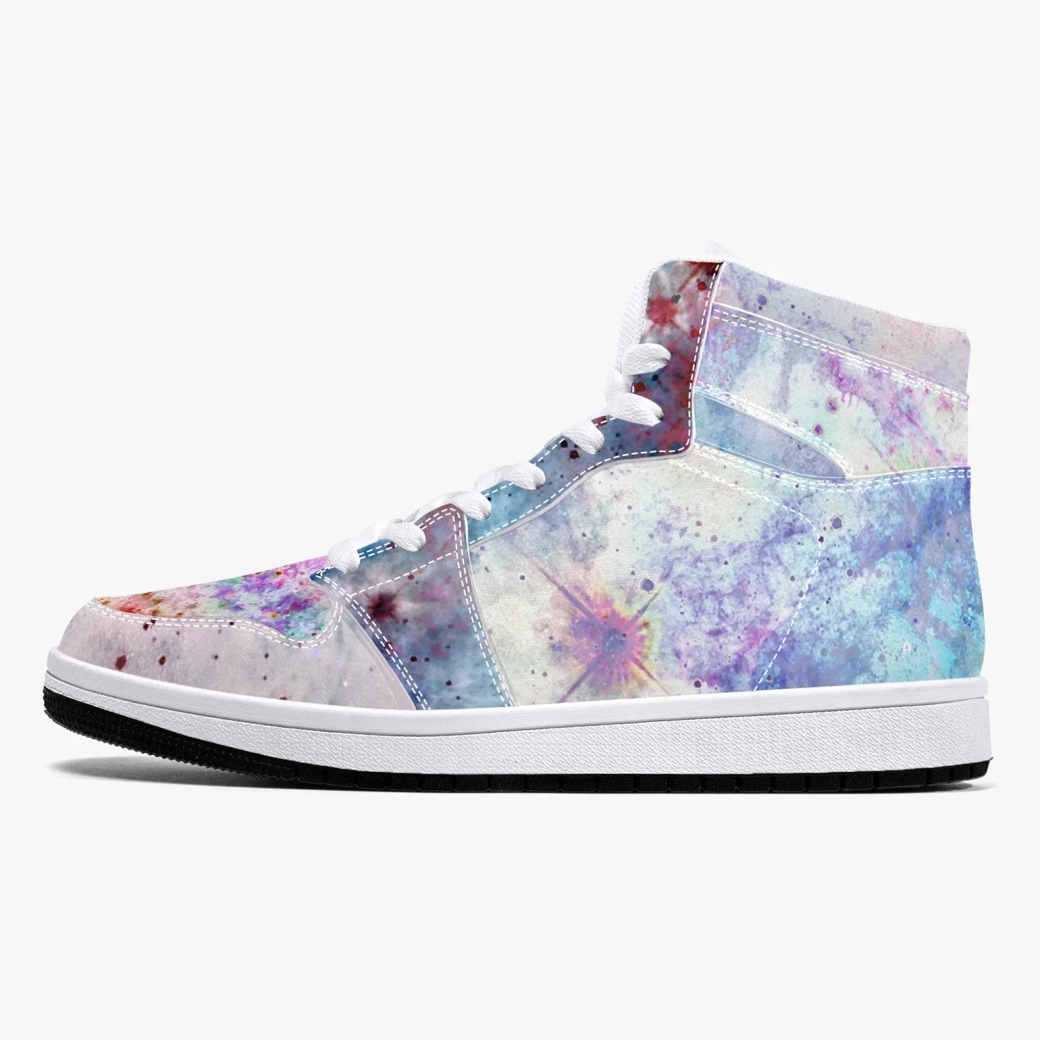 July Psychedelic Split-Style High-Top Sneakers