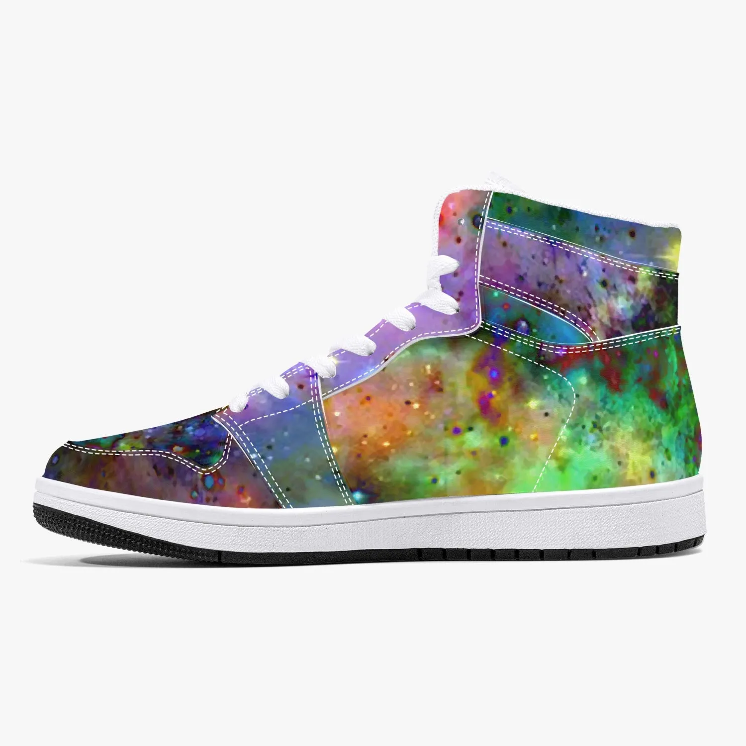 Kemrin Psychedelic Split-Style High-Top Sneakers
