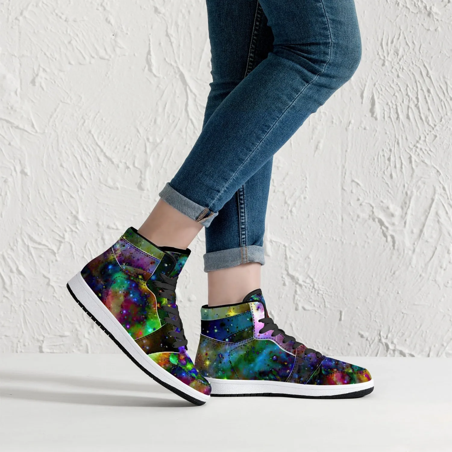 Kemrin Psychedelic Split-Style High-Top Sneakers