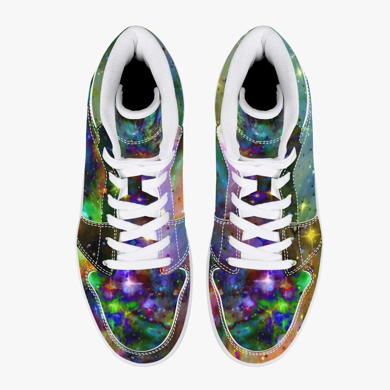 Kemrin Psychedelic Split-Style High-Top Sneakers