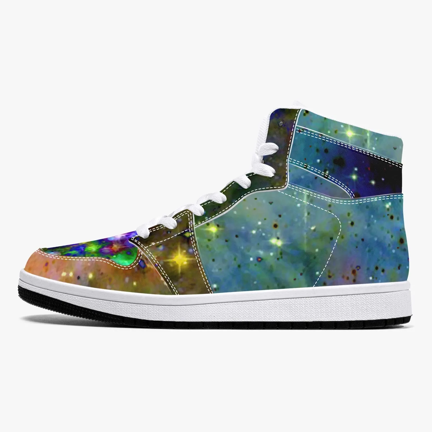 Kemrin Psychedelic Split-Style High-Top Sneakers