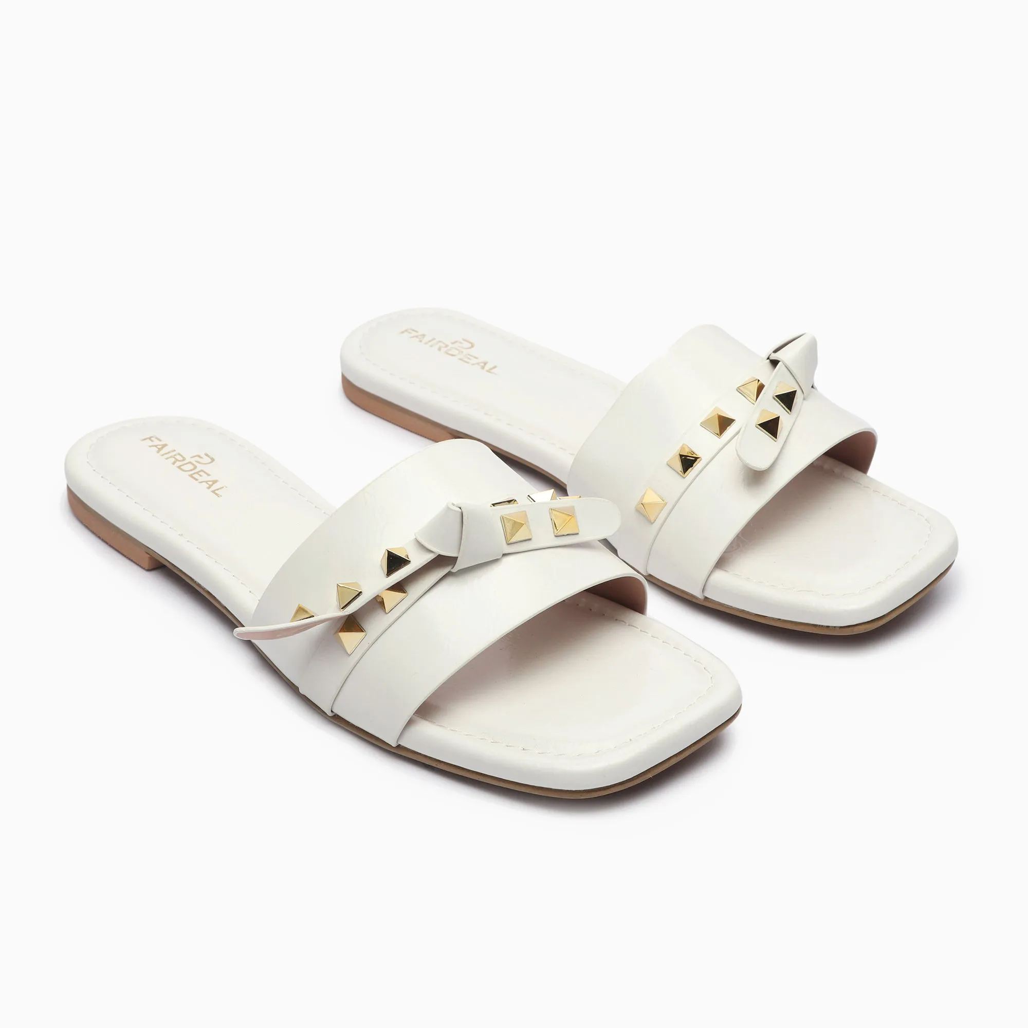 Knot Studded Flats