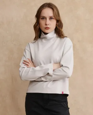 Rareism Women Malatya Light Grey  Top