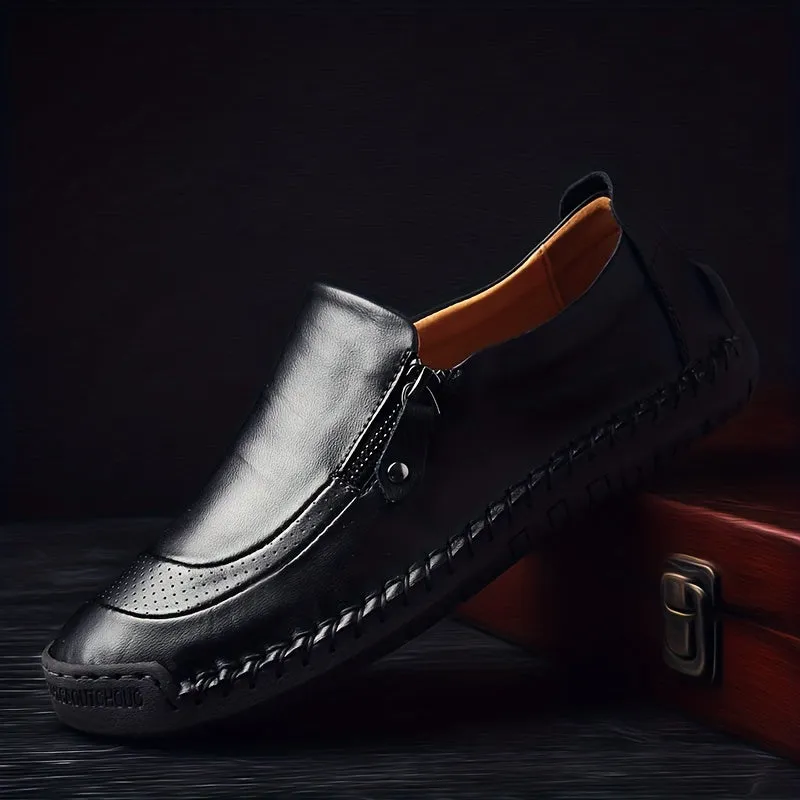 RYDER GENUINE LEATHER SLIP-ONS