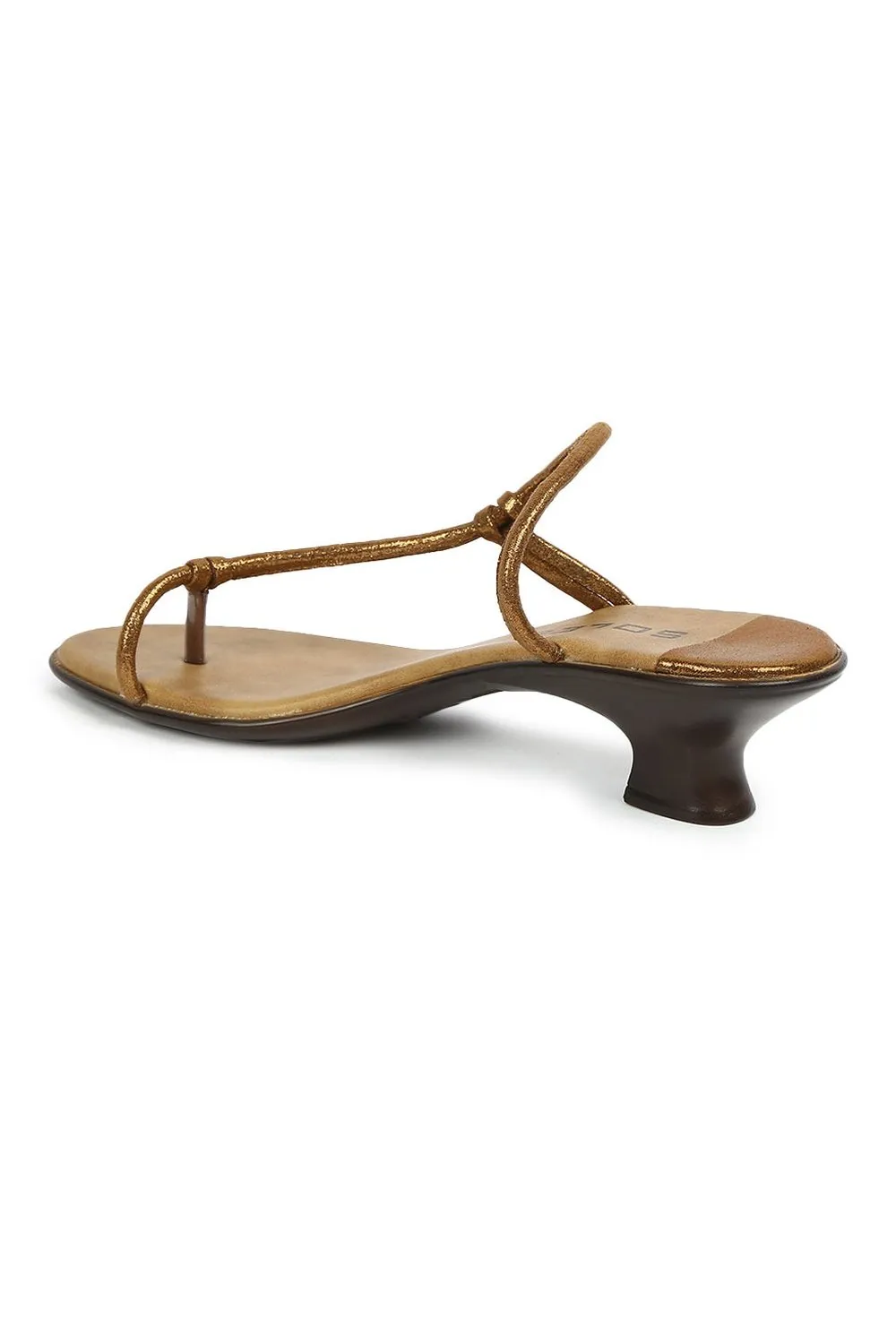 SOLES Elegant Bronze Heels - Sophisticated Style for Any Occasion