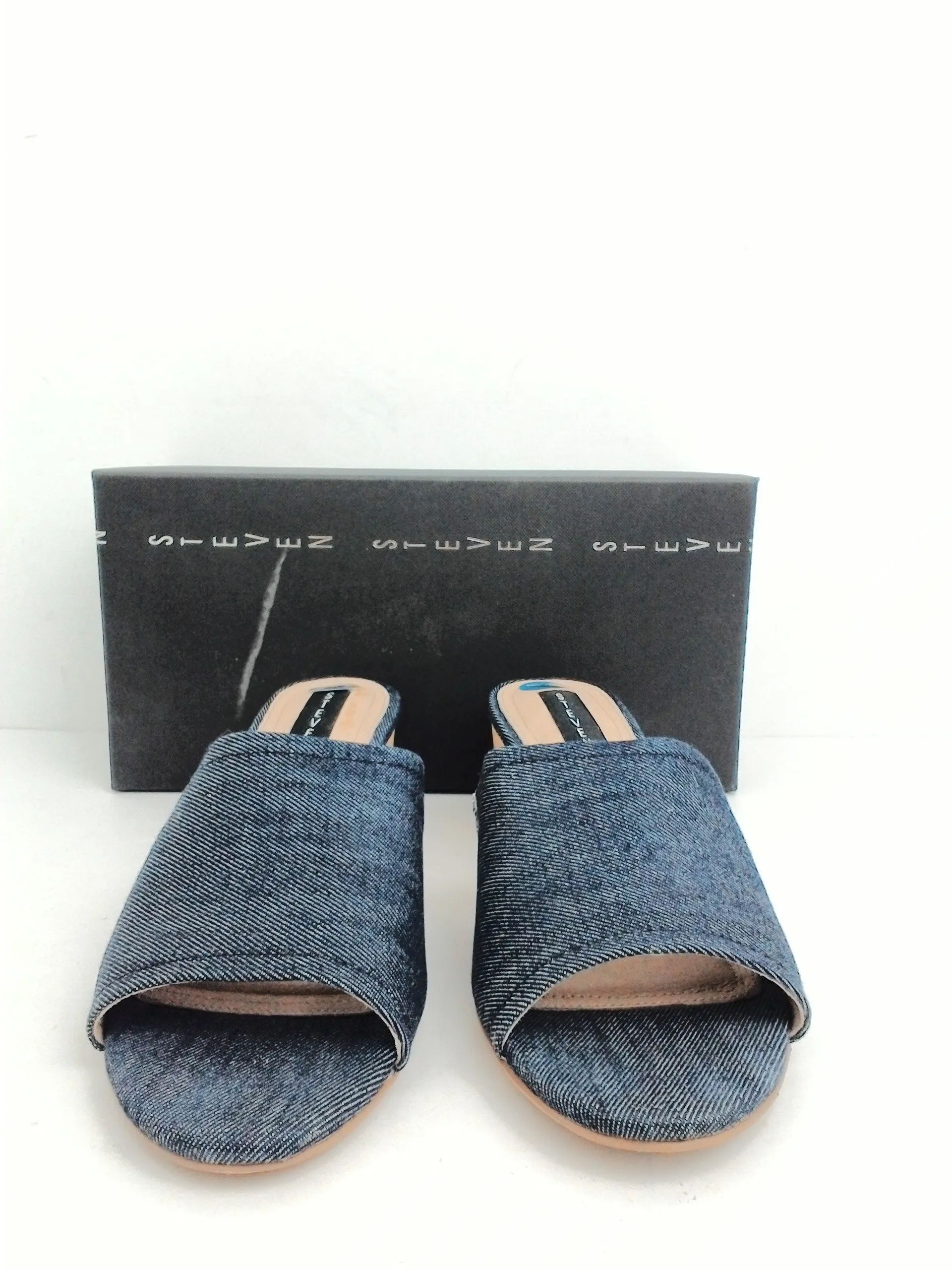 Steven By Steve Madden Lemur Denim Blue Wedge Sandal Size 9 M