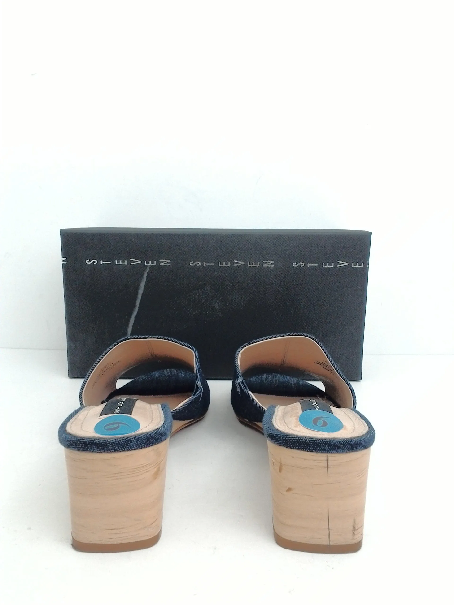 Steven By Steve Madden Lemur Denim Blue Wedge Sandal Size 9 M